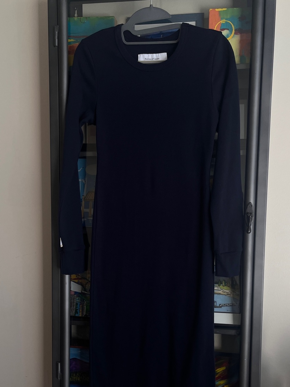 Full length and long sleeved 100% cotton dress from Province of Canada